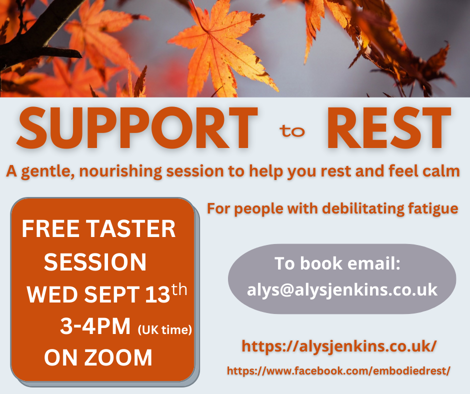 13th September Embodiment Sessions with Alys